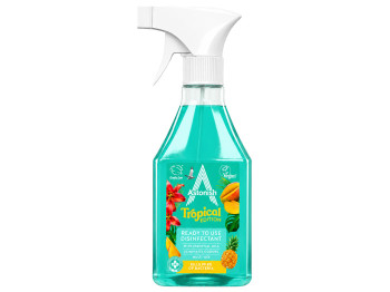 Дезінфікуючий спрей для поверхонь Astonish, без хлору, тропічний аромат, 550 мл