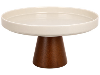 Підставка для десертів Natural Serving Cream на дерев’яній ніжці, 21×11,5 см