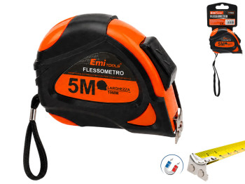 Рулетка Emi Tools з магнітним зачепом, 5м×1,9см