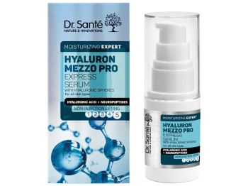 Сыворотка для лица Dr. Sante Hyaluron Mezzo Pro, увлажняющая, с гиалуроновыми сферами, 30мл