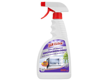 Засіб для чищення мікрохвильових печей, грилів, фритюрниць San Clean, 500мл
