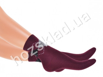 Шкарпетки жіночі демісезонні 321, р.23-25 (38-40р.) (колір бордо 1168) Дюна