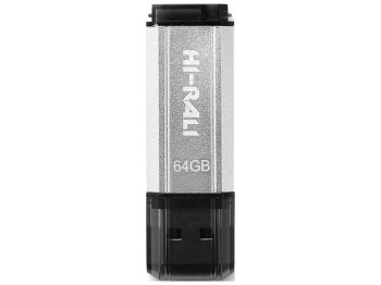 USB флеш-накопичувач Hi-Rali Stark 64gb Колір Сталевий