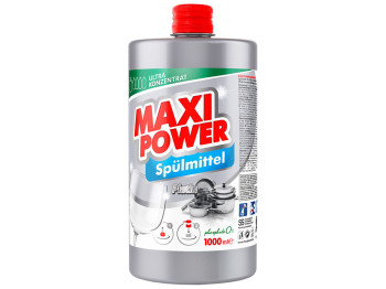 Средство для мытья посуды Maxi Power Платинум, 1л, запаска