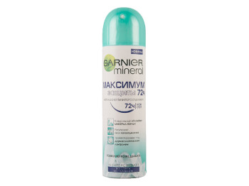 Дезодорант-антиперспірант спрей Garnier Mineral "Максимальний захист 72 години" для тіла 150мл