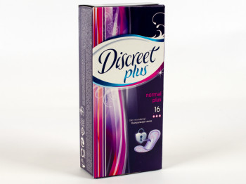 Прокладки щоденні Discreet Plus "Normal Plus" 16шт 3краплі