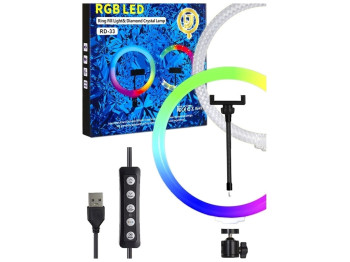 Лампа RGB Crystal RD-33 33cm, Колір Прозорий