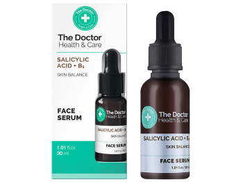 Сироватка для обличчя The Doctor Health & Care, з саліциловою кислотою та вітаміном B5, 30мл