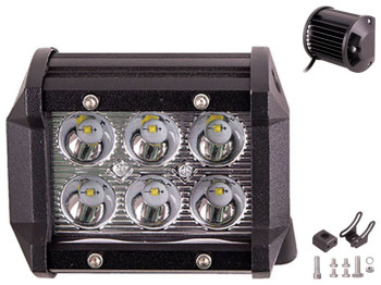 Фара робочого світла Pulso, WLP - 21F6 SPOT, 6Led х 4W, 95х75х75мм, 10-30V, 24W, 6000K