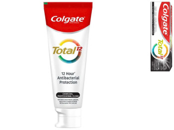 Зубная паста Colgate Тотал 12, Древесный уголь, 75мл