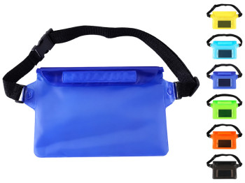 Сумка водонепроницаемая на пояс EmiPro, PVC, 22×15см, 6 цветов (цена за 1шт)