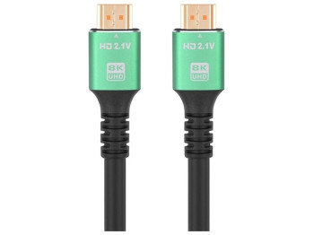 Кабель HDMI- HDMI 2.1V 3m 8K 120 fps, Чорний