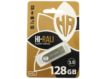 USB флеш-накопичувач 3.0 Hi-Rali 128gb, Сталевий