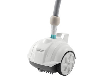 Робот-пилосос для басейнів Intex 28007, для очищення дна, на впуск води, 30,8×37×37см, колір сірий