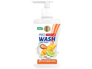 Крем-мило Pro Wash, рідке, Фруктовий мікс, зволоження та м'якість шкіри, 470г