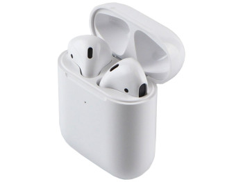 Бездротова стерео гарнітура Apple Airpods 2 Copy, Колір Білий