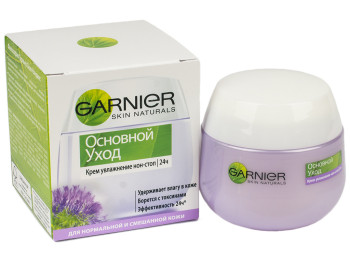 Крем для обличчя Garnier Skin Naturals "Основний догляд" для нормальної та змішаної шкіри 50мл