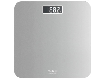Ваги підлогові Tefal Premiss, 160кг, 2xААА, загартоване скло, 30x30х1, 8см, колір срібло