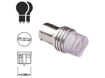 Лампа PULSO габаритна LED 1156, 6SMD-3528, 12v, 1,2w, 114lm White (ціна за 1шт) (LP-121146)