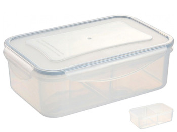 Контейнер з 2 вставками Freshbox, прямокутний, 1,2л, 21100