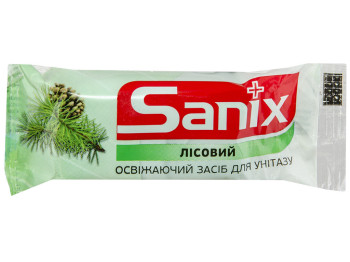 Засіб освіжаючий блок для унітазу Sanix "Лісовий" 05160 запаска 35г