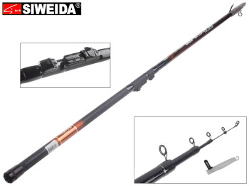 Удочка Siweida "Glaucus" карбон IM6, 5 колец, 4-секционная 4м, 5-25г