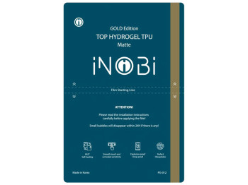 ПОШТУЧНО Гідрогель плівка iNobi GOLD PG-012 Korean / (матова), Колір 180*120мм