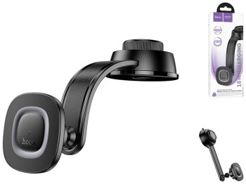 Автотримач Hoco HW31 4.5-7.0 inch Magnetic Ring Wireless 15W Колір Чорний