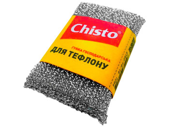 Губка-скребок Chisto для тефлону, 7,5х11,5х3см, 1шт