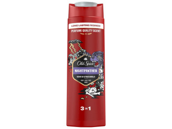 Гель для душу Old Spice Night Panther 3-в-1, аромат цитрусових з ваніллю, 400мл