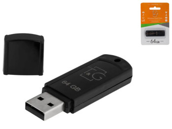 USB флеш-накопичувач T&G 64gb Classic 011 Колір Чорний