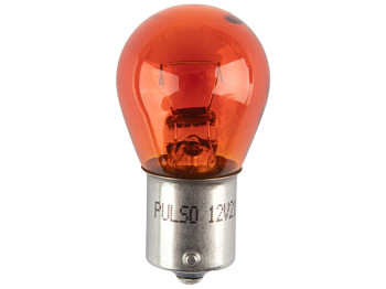 Лампа Pulso габаритна, S25, BAU15s, P21W, 12В, 21Вт amber, поворот, 1 конт., 1шт (LP-25154)