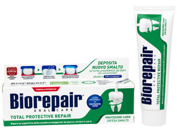 Зубная паста Biorepair Total Protective Repair для защиты и восстановления эмали без фтора, 75 мл