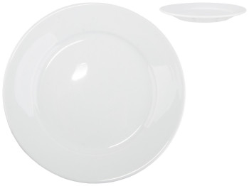Тарілка десертна біла 7" D18см