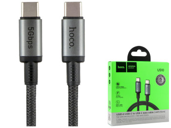 Кабель USB Hoco US10 Type-C USB3.0/5GB 0.5м Колір Чорний