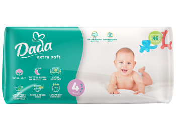 Подгузники Dada Extra Soft, одноразовые, размер 4, 7-18 кг, 46шт