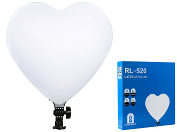 LED Панель RL-520 45см (Heart Style) Remote, колір чорний