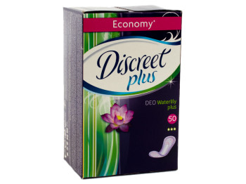 Прокладки щоденні Discreet Plus "Deo Water Lily Plus" 50шт 3краплі