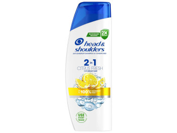 Шампунь 2 в 1 Head & Shoulders Цитрусовая свежесть, против перхоти, 330мл