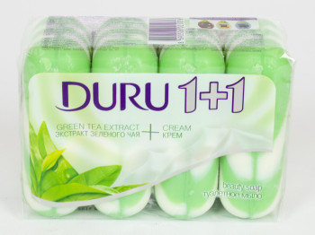 Крем-мыло Duru "1+1 эко - зеленый чай" 90гр (цена за набор 4 куска) S-261H
