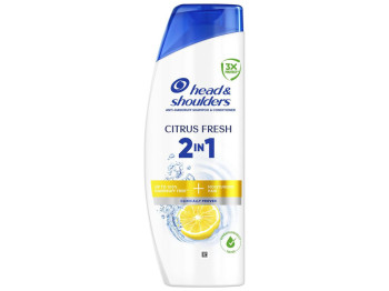 Шампунь Head & Shoulders 2 в 1 Citrus Fresh, против перхоти, 400мл