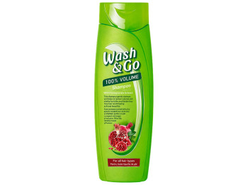 Шампунь Wash and Go з екстрактом граната, для фарбованого волосся, 400 мл