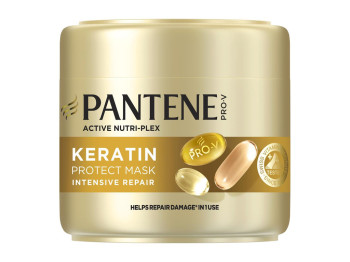 Маска для волос Pantene Pro-V Keratin Protect, с кератином, восстановление и питание волос, 300мл