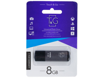 Флеш-накопичувач T&G Vega 121, USB 2.0, захисний ковпачок, 8 ГБ