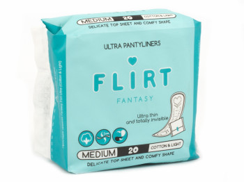 Прокладки Fantasy Flirt щоденні ultra cotton&light в індивід. упаковці (ціна за уп. 20шт) WKL27S