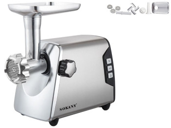 М'ясорубка електрична Sokany, 3800Вт