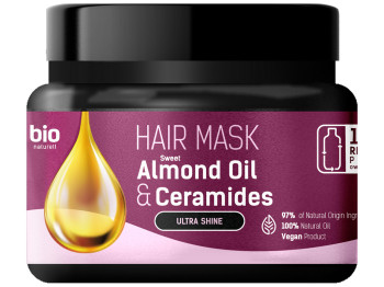 Маска для волос Bio Naturell, с маслом сладкого миндаля и керамидами, 295мл