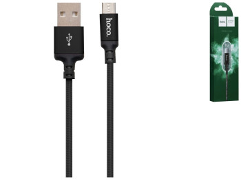 Кабель USB Hoco X14 Times Speed Micro, Чорний
