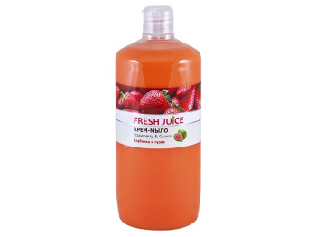 Крем-мыло жидкое Fresh Juice "Strawberry & Guava" клубника и гуава 1000мл
