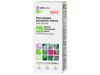 Масло репейное для волос "Elfa Pharm" Репейная серия - против выпадения волос 100мл